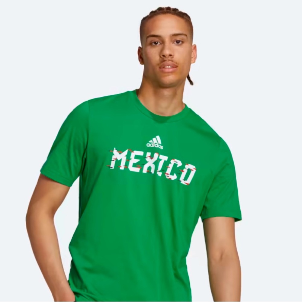 Adidas FIFA WORLD CUP 2022 MEXICO TEE NWT Green Size Small